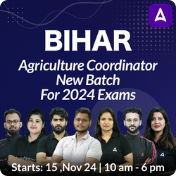 Bihar Agriculture Coordinator 2024 New Batch | Hinglish | Online Live Classes by Adda 247