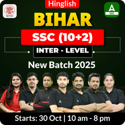 Bihar SSC (BSSC) Inter - Level (10 + 2) 2025 Prelims New Batch  | Hinglish | Online Live Classes By Adda247
