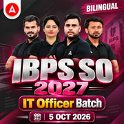 IBPS SO 2027 | IT Officer Target Batch | Online Live Classes by Adda 247