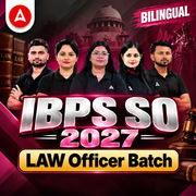 IBPS SO 2027 | LAW Target Officer Batch | Online Live Classes by Adda 247