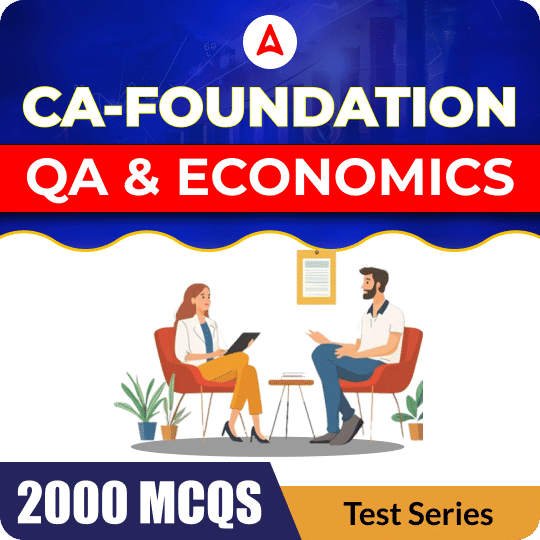 2000 MCQs Test Series batch for CA-Foundation QA and Economics by Adda247