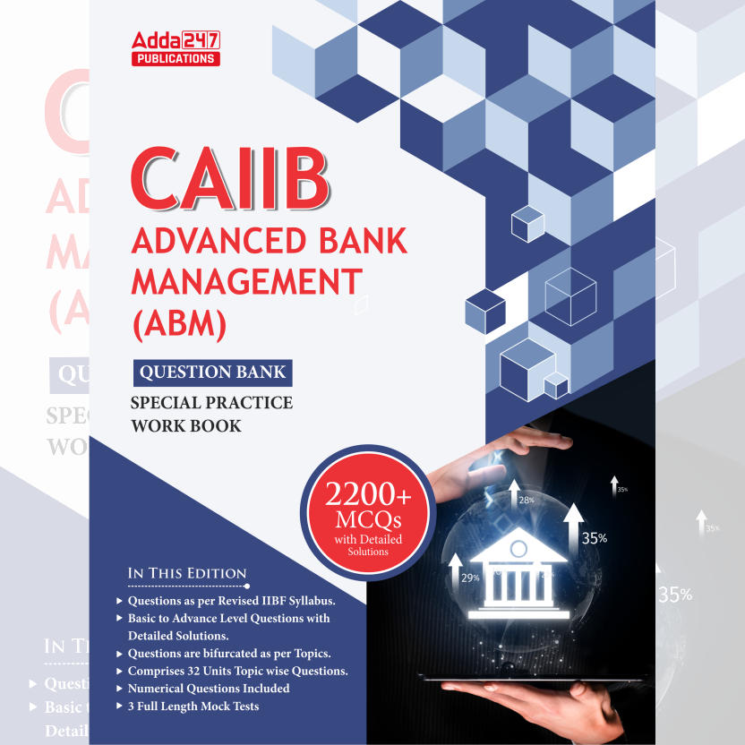 CAIIB  Advance Bank Management (ABM) 2200+ MCQs Practice Work Book(English Printed Edition) By Adda247