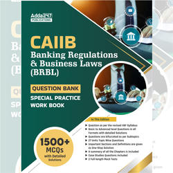 CAIIB Banking Regulations & Business Laws (BRBL) 1500+ MCQs Practice Book 2024(English Printed Edition) by Adda247