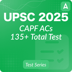 UPSC CAPF ACs Mock Test 2025