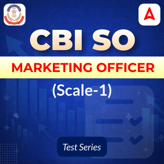 CBI SO Marketing Officer 2026 Mock Test Series