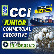 Cotton Corporation of India Junior Commercial Executive 2026 Complete Pre-Recorded Course With Test Series By Adda247
