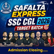 SSC CGL - Safalta Express Target Batch 2026 with Computer Classes, Test Series and Ebook | Hinglish | Online Live Classes By Adda247