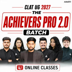 CLAT UG 2027 – ACHIEVERS PRO 2.0 BATCH (WITH PRINTED BOOKS) | Online Live Classes by Adda 247