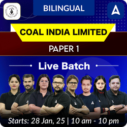 COAL INDIA LIMITED | PAPER 1 | Live Foundation batch | Online Live Classes by Adda247