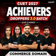 CUET COMMERCE 2027 ACHIEVERS - DROPPERS 3.0 Batch (Live Classes)