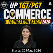 UP TGT/PGT Commerce Foundation Batch 2026 | Online Live Classes by Adda247