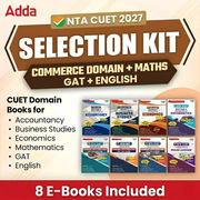 CUET SELECTION KIT COMMERCE DOMAIN (English + GAT + Commerce - With Mathematics) | E-Books Combo By  Adda247