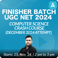 FINISHER BATCH | UGC NET 2024 COMPUTER SCIENCE CRASH COURSE (DECEMBER 2024 ATTEMPT) | ONLINE LIVE CLASSES BY ADDA 247