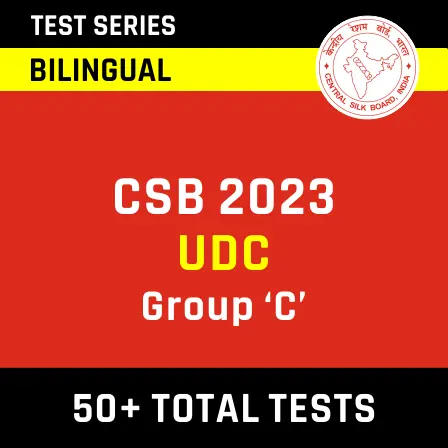 Central Silk Board UDC Mock Test 2023