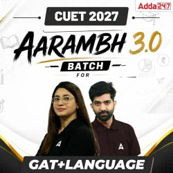 Aarambh 3.0 CUET GAT+Language 2027 Batch (Live Classes)