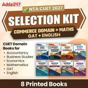 CUET SELECTION KIT COMMERCE DOMAIN (English + GAT +  Commerce - With Mathematics) | Printed Books Combo By Adda 247