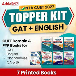 CUET TOPPERS KIT GAT and ENGLISH LANGUAGE Printed Books By Adda247
