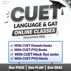 CUET GAT+LANGUAGE 2027 Online Classes - Mock Test, Ebooks and Printed Books (Mahapack Pro)