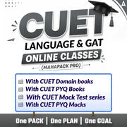 CUET GAT+LANGUAGE 2027 Online Classes - Mock Test, Ebooks and Printed Books (Mahapack Pro)