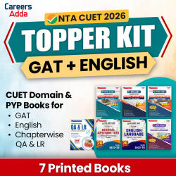 CUET TOPPERS KIT GAT and ENGLISH LANGUAGE Printed Books By Careers Adda