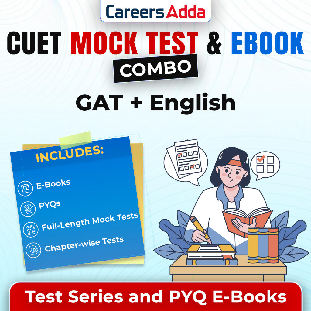 CUET Mock Test and E-Book Combo (GAT + English) – 52 PYQs, Mock Tests & Chapter Test by CareersAdda