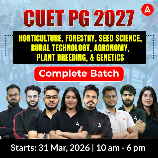 CUET PG 2027 Horticulture, Forestry, Seed Science, Rural Technology, Agronomy, Plant Breeding, and Genetics Complete Batch | Hinglish | Online Live Classes by Adda 247