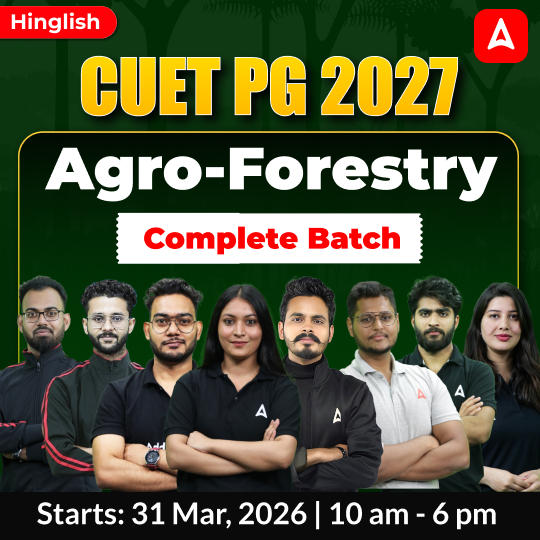 CUET PG 2027 Agro-Forestry Complete Batch | Hinglish | Online Live by Adda247