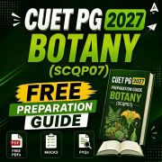 CUET PG 2027 BOTANY (SCQP07) Free Preparation Guide