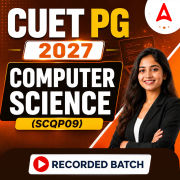 CUET PG Computer Science (SCQP09) 2027 Recorded Batch by Adda247