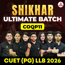 CUET PG LLB 2026 SHIKHAR ULTIMATE BATCH | DU LLB & BHU LLB Preparation | Complete Live Classes By Adda247 (As per Latest Syllabus)