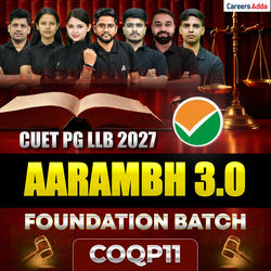 CUET PG LLB 2027 | AARAMBH 3.0 FOUNDATION BATCH | DU LLB & BHU LLB Preparation | Online Coaching By Careers Adda