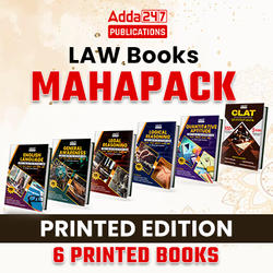 LAW Books Mahapack for 5 Year Law Entrance Exams | Complete Books Combo for CLAT, AILET, MHCET & Other Law Exams | English Printed Edition By Adda247