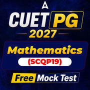 CUET PG Mathematics (SCQP19) 2027 Free Mock Test