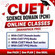 CUET SCIENCE (PCM) 2027 Online Classes - Mock Test, Ebooks and Printed Books (Mahapack Pro)
