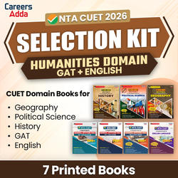 CUET SELECTION KIT HUMANITIES DOMAIN (English + GAT +  Humanities) | Printed Books Combo By Careers Adda