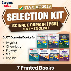 CUET SELECTION KIT SCIENCE DOMAIN (English + GAT + Science-PCB) | Printed Books Combo By Careers Adda