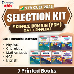 CUET SELECTION KIT SCIENCE DOMAIN (English + GAT + Science-PCM) | Printed Books Combo By Careers Adda