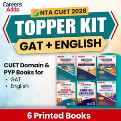 CUET TOPPERS KIT GAT and ENGLISH LANGUAGE Printed Books By Careers Adda