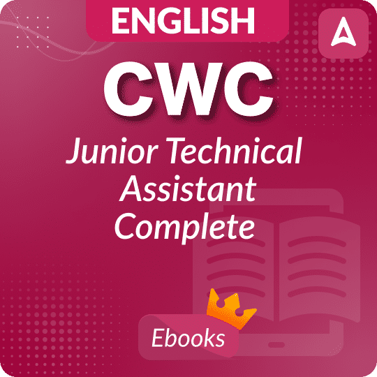 CWC Junior Technical Assistant A complete eBook | English Medium By Adda247