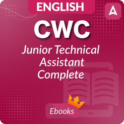 CWC Junior Technical Assistant A complete eBook | English Medium By Adda247