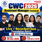 Central Warehousing Corporation CWC 2026 Assistant Manager (Technical) | Online Live + Recorded Classes By Adda247