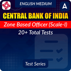 Central Bank of India Zone Based Officer Mock Test Series