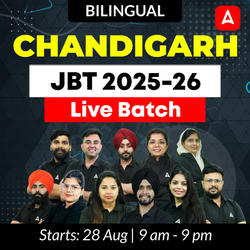 Chandigarh JBT 2025-26 live batch | Bilingual | Live Class | Bilingual | Online Live Classes by Adda 247