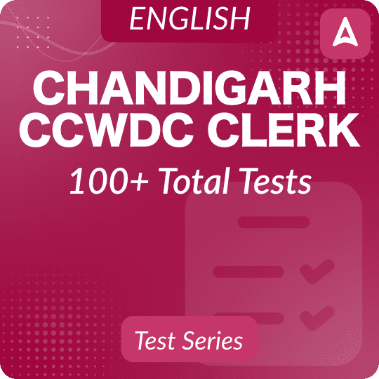 Chandigarh CCWDC Clerk Mock Test 2025