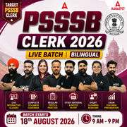 PSSSB Clerk 2026 Live Batch | Bilingual | Online Live Classes By Adda 247