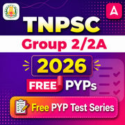 TNPSC Group 2/2A Free PYP Test Series