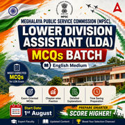 MEGHALAYA PUBLIC SERVICE COMMISSION (MPSC) | LOWER DIVISION ASSISTANT (LDA) | MCQs BATCH | ENGLISH MEDIUM | Online Live Classes by Adda 247