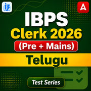 IBPS Clerk 2026 (Pre + Mains) Mock Test (Telugu)