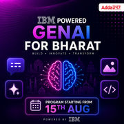 IBM Certified GenAI for Bharat |  Starting From 22nd Aug 2026 | Online Live Classes by Adda 247