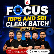 Focus IBPS & SBI Clerk Batch 2026 | Online Live Classes by Adda 247